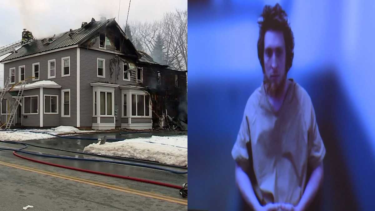 Mechanic Falls man charged with arson after fire at his home