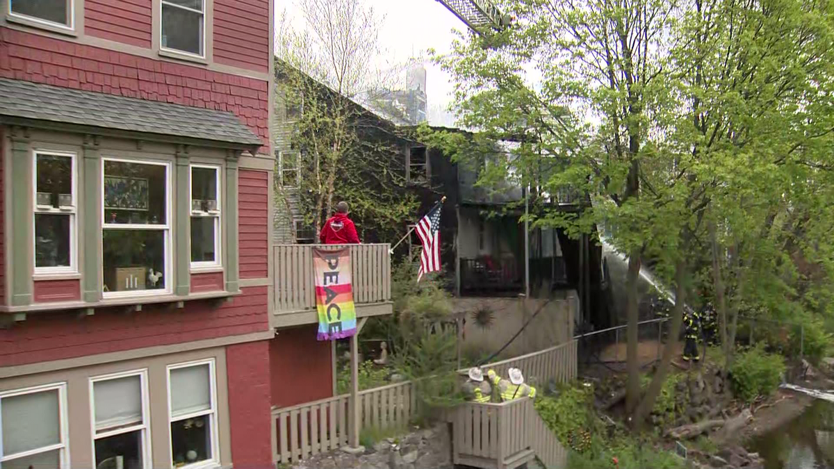 Newborn among those displaced by 3alarm fire at Medford home