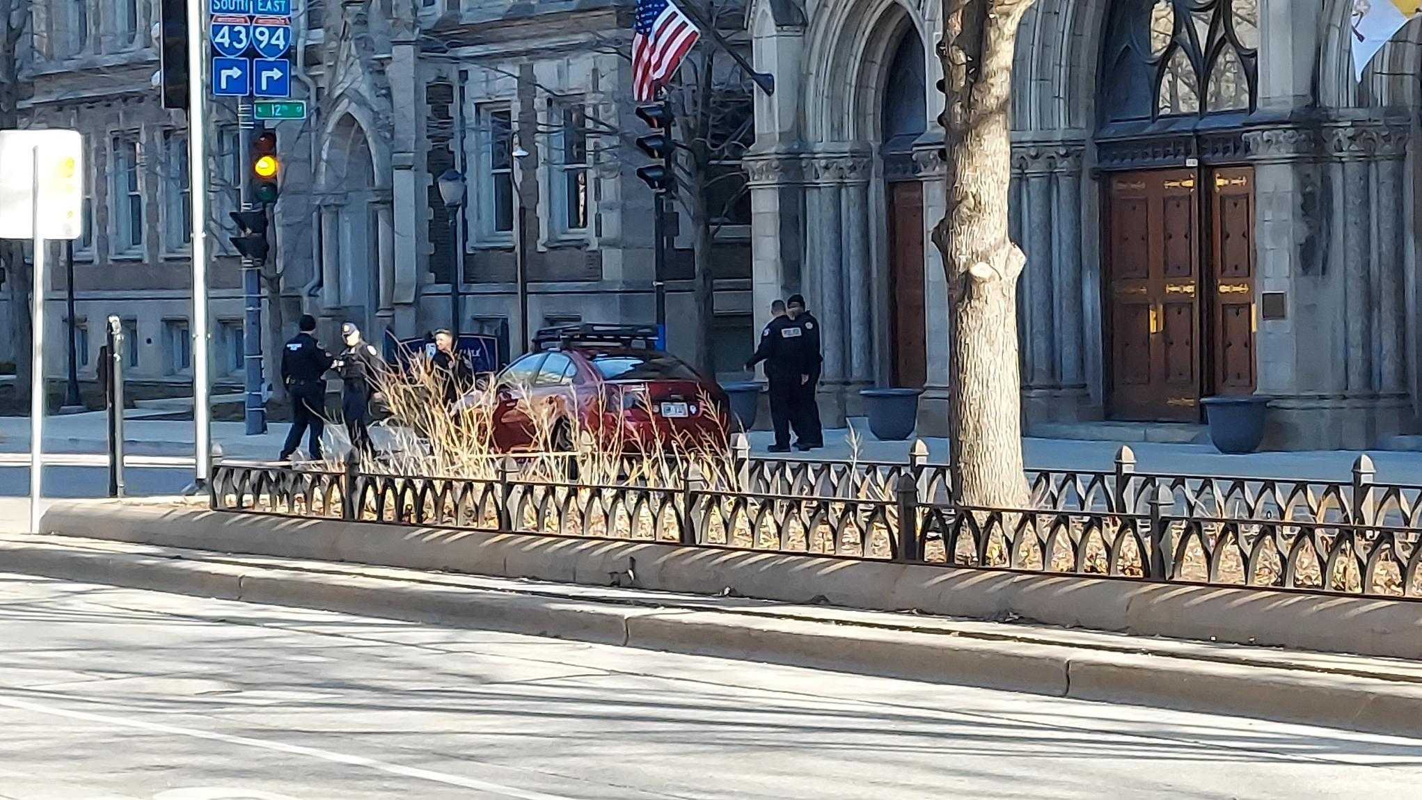 Police find man standing on Milwaukee church altar holding axe on Easter Sunday, complaint says