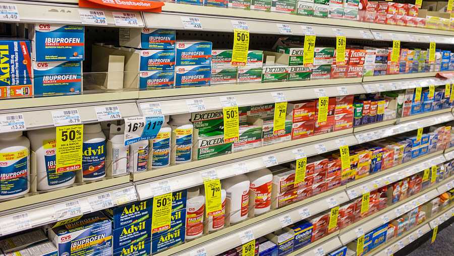 File photo: Medicine aisle at a pharmacy.