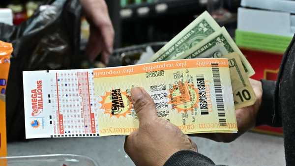 Lottery tickets for the Mega Millions lottery are purchased from a liquor store where winning tickets have been sold on December 27, 2024 in Hawthorne, California.