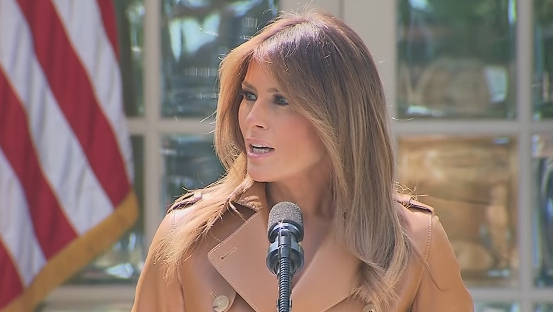 Melania Trump unveils her platform, tells kids to 'Be Best'