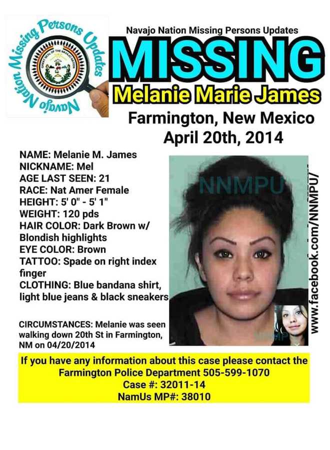 Native American Mother Still Searching For Missing Daughter Melanie Marie James