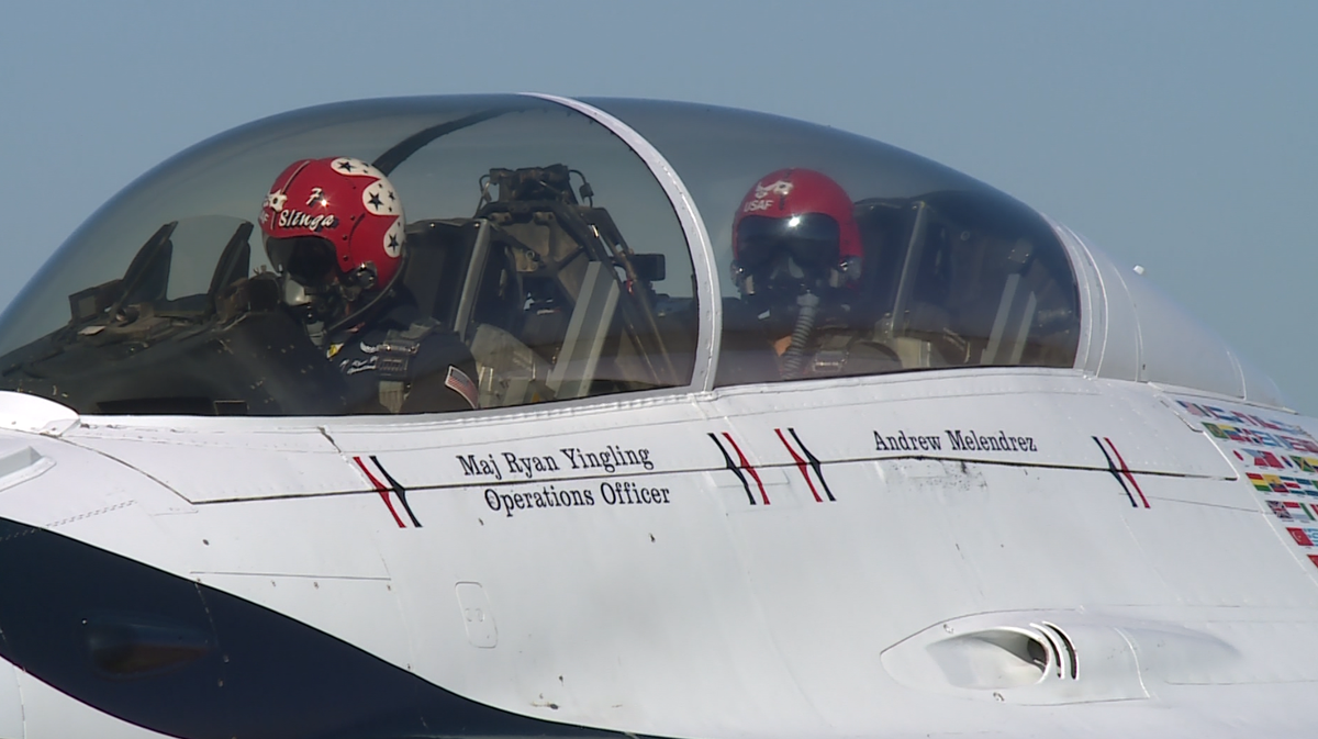 California firefighter honored with U.S. Air Force Thunderbirds ride