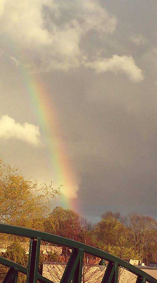 PHOTOS: Rainbow seen across southern Maine