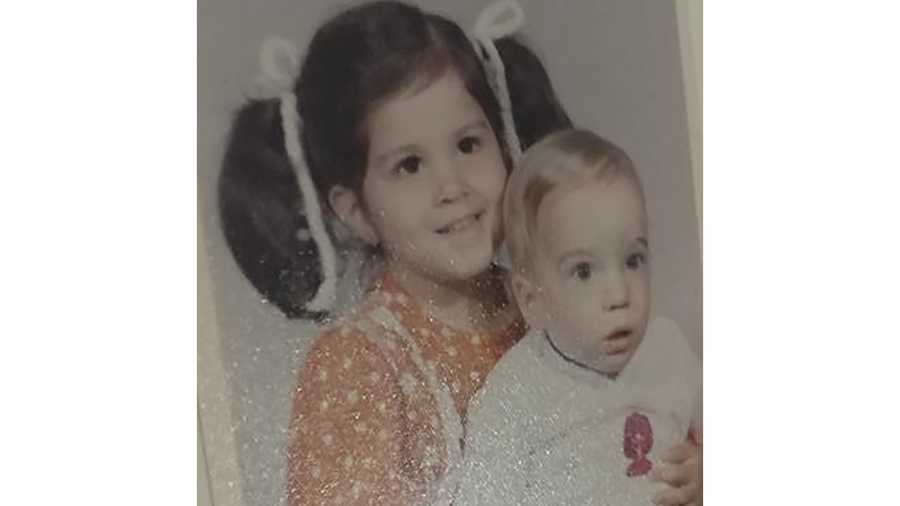 Melissa and her brother Rob. Melissa and her brother, Rob.