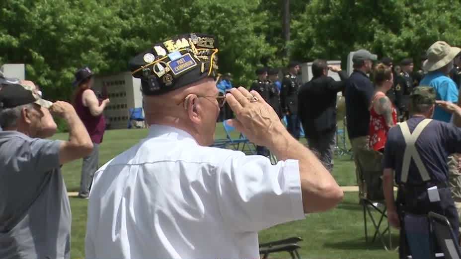 Fallen honored at Memorial Day ceremony at Veterans Cemetery