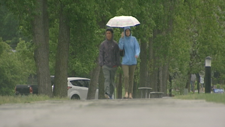 Rain moves in on Memorial Day