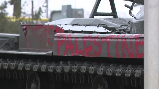 Veterans Memorial in Kentucky vandalized with pro-Palestinian message - Vimarsana News