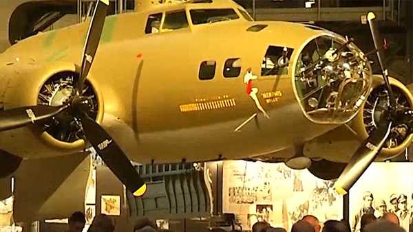 Restored WWII Bomber Memphis Belle Makes Public Debut