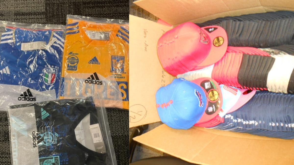 File:Counterfeit NFL Jerseys seized by CBP at JFK International Mail  Facility (12220745205).jpg - Wikimedia Commons