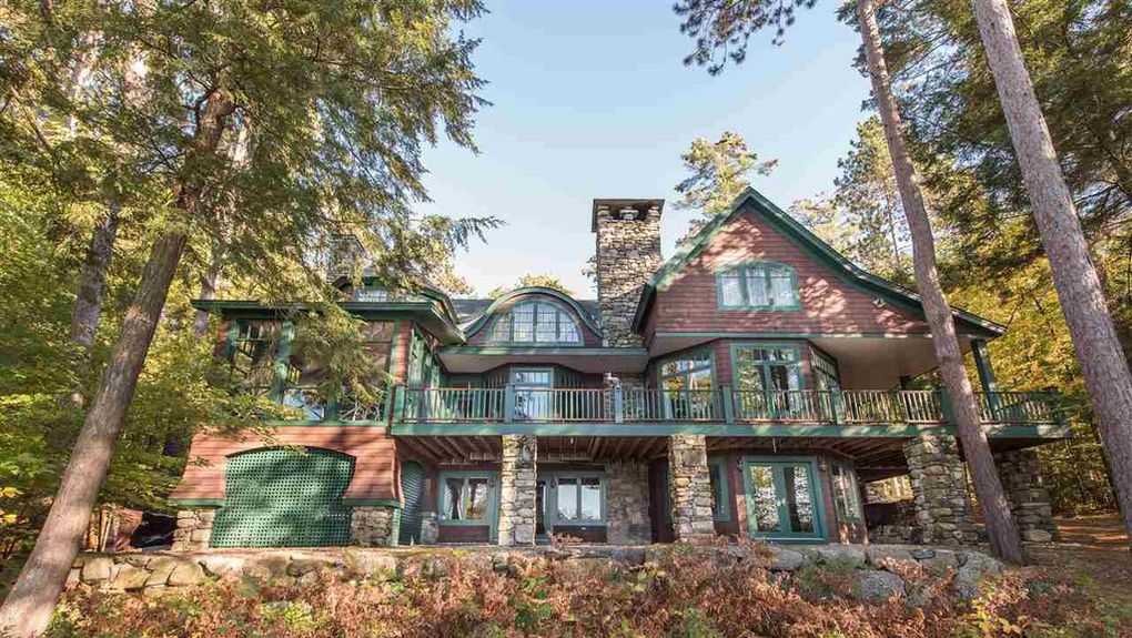 Mansion Monday Rustic beauty in this lakeside home in Meredith