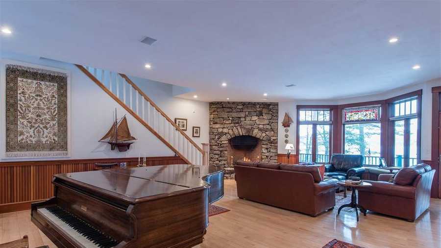 Mansion Monday Rustic beauty in this lakeside home in Meredith