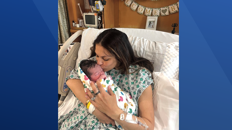 Meredith Gaudreau, widow of NHL star Johnny Gaudreau, announces birth of third child, seven months after husband’s death