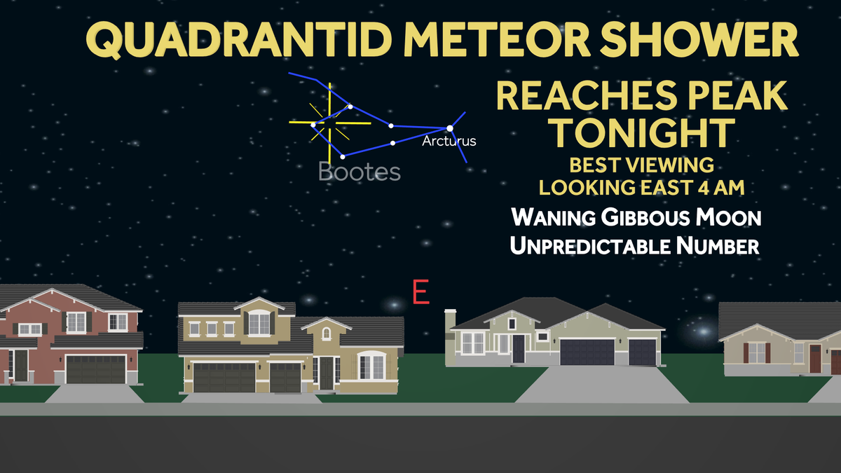 How to see the 2024 Quadrantid Meteor Shower in California
