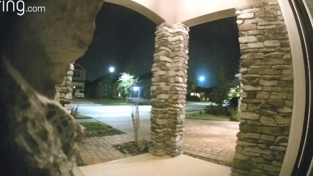 Doorbell camera captures meteor lighting up the sky over Central Florida