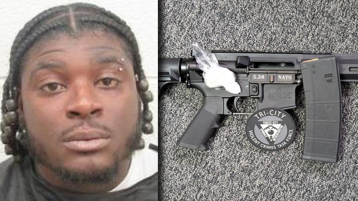 Local man on parole caught with meth and a rifle during a traffic stop, authorities say