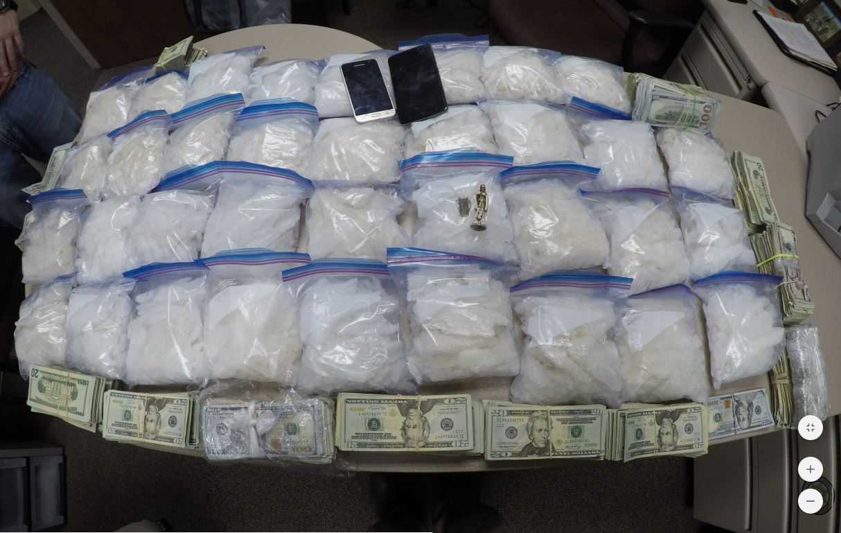 35 Pounds Of Meth Seized During Traffic Stop