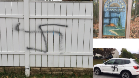 Swastika graffiti 