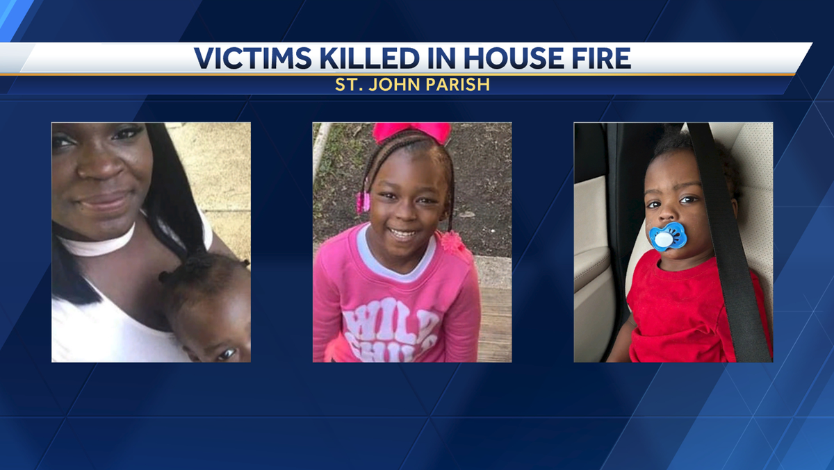3 people, including 2 children, killed in house fire in St. John Parish
