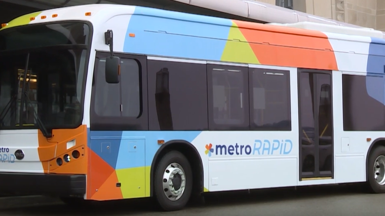 Metro unveils new name, design of its Bus Rapid Transit system: Metro Rapid