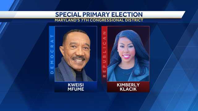 Mfume Klacik Win Nominations For Special Primary Election For District 7