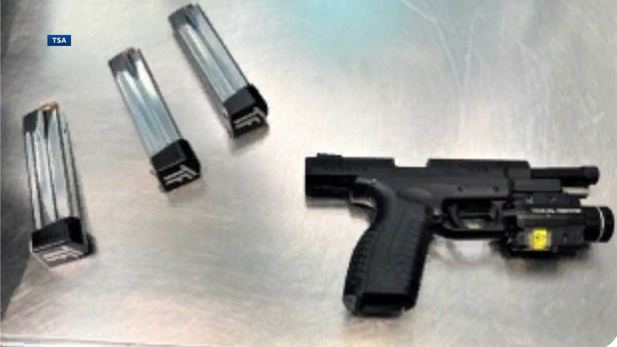 TSA: Loaded gun detected in carry-on bag at New Hampshire airport