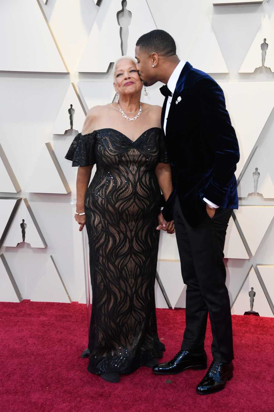 Michael B. Jordan and mom Donna Jordan Michael B. Jordan and mom Donna Jordan
