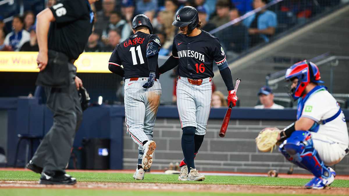 New Hampshire native Mickey Gasper slugs first career home run