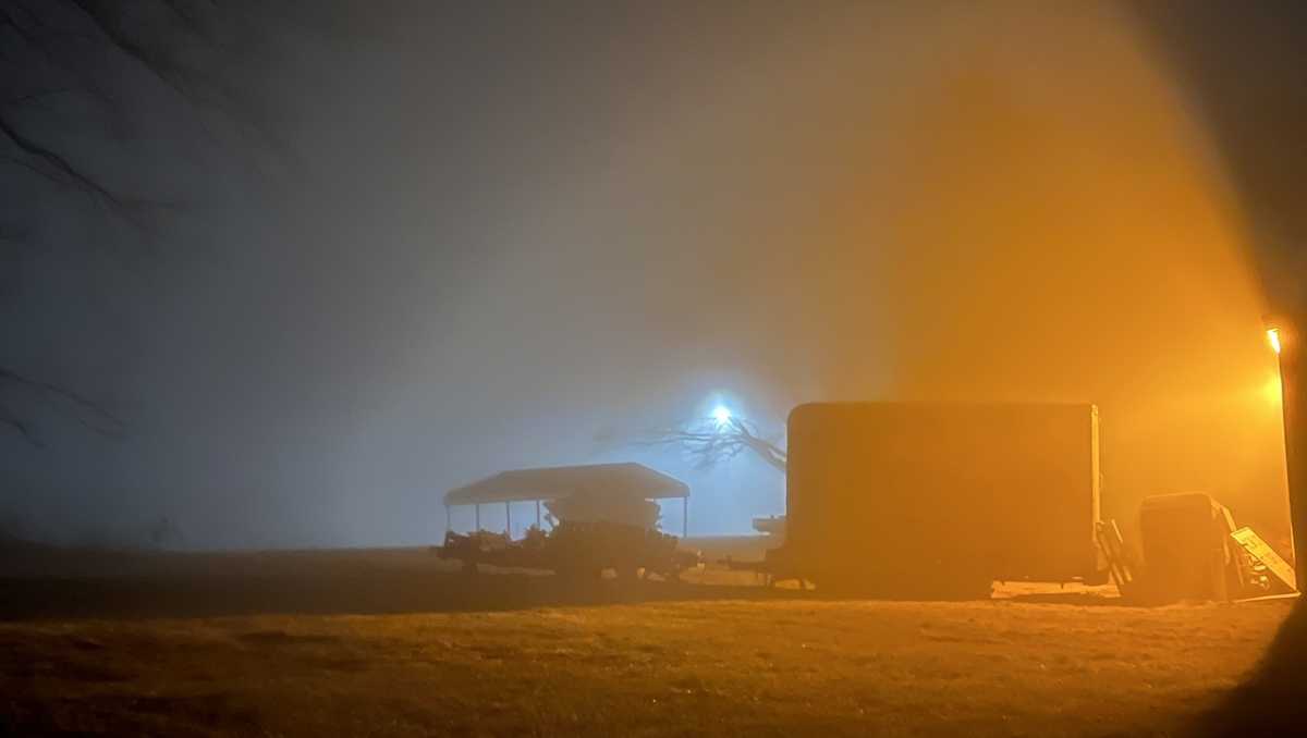 Dense fog blanketed parts of Nebraska, Iowa early Thursday