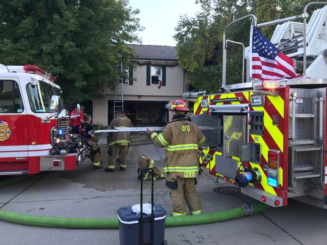 One person injured after house fire in southwest Omaha