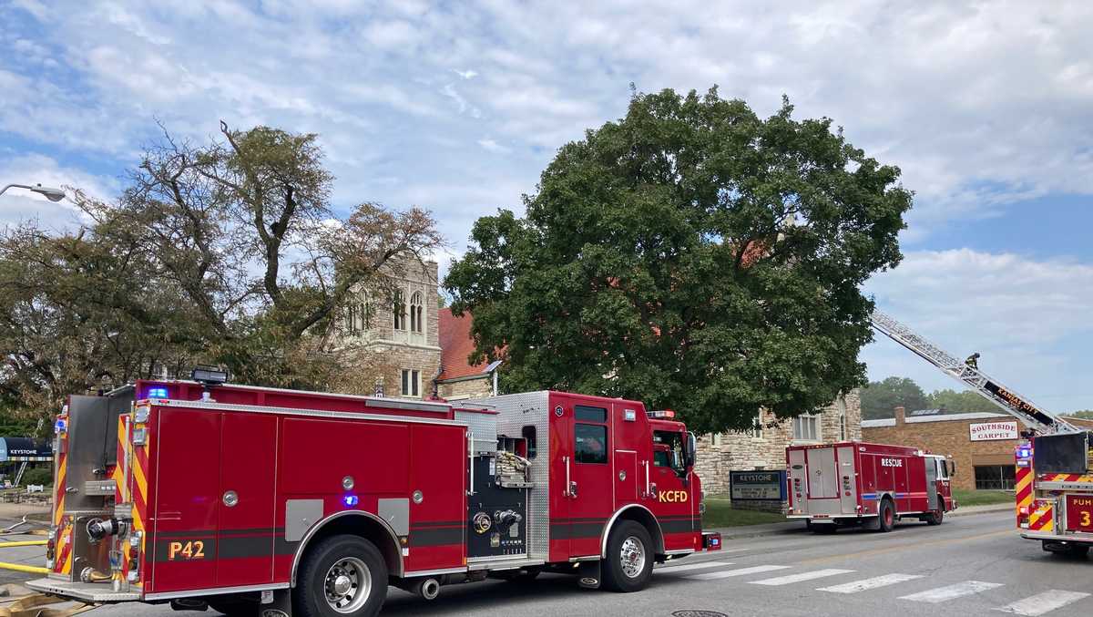 Fire damages Keystone United Methodist Church in Kansas City's Waldo area