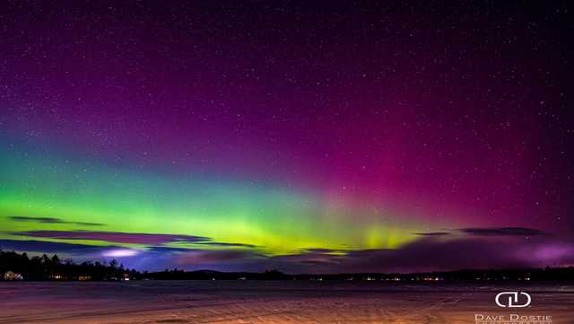 Northern Lights Time Lapse: Lights spotted over Katahdin