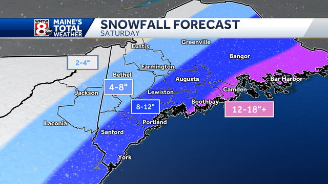 Maine weekend nor'easter likely to bring heavy snow, high winds - Vimarsana News