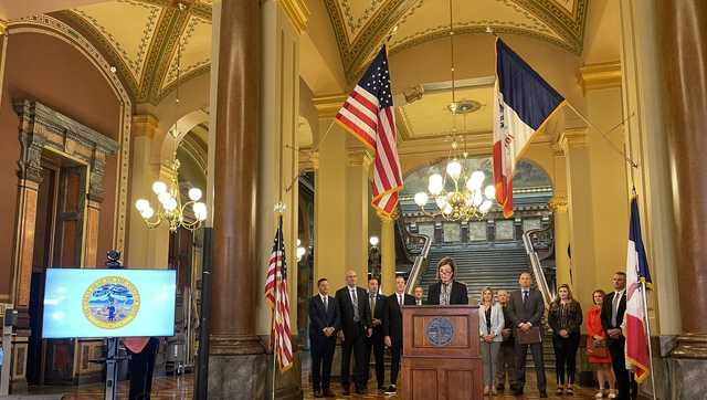Gov. Kim Reynolds provides update on state's government restructuring plan - Vimarsana News