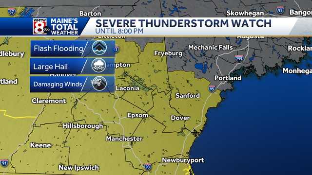 Thunderstorms with heavy downpours to impact Maine today - Vimarsana News