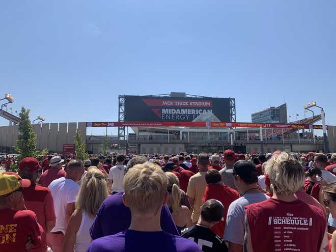 crowd&#x20;outside&#x20;of&#x20;jack&#x20;trice&#x20;stadium