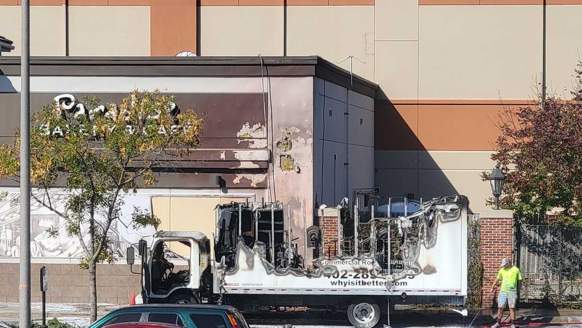 Omaha truck driver critically injured fire