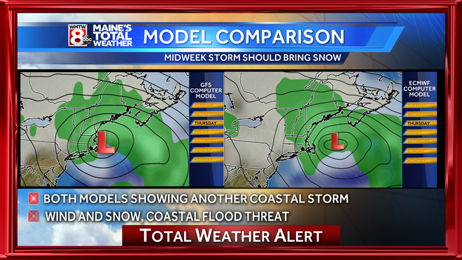 Mid-week storm with potential to bring heavy snowfall