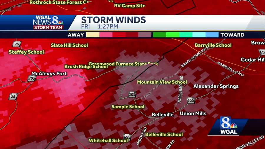 Mifflin County tornado warning expires.