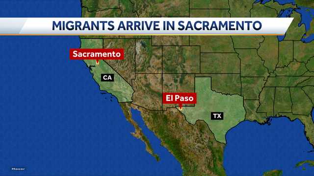 2nd flight arrives from Texas to Sacramento with 20 migrants on board, California AG's office confirms - Vimarsana News