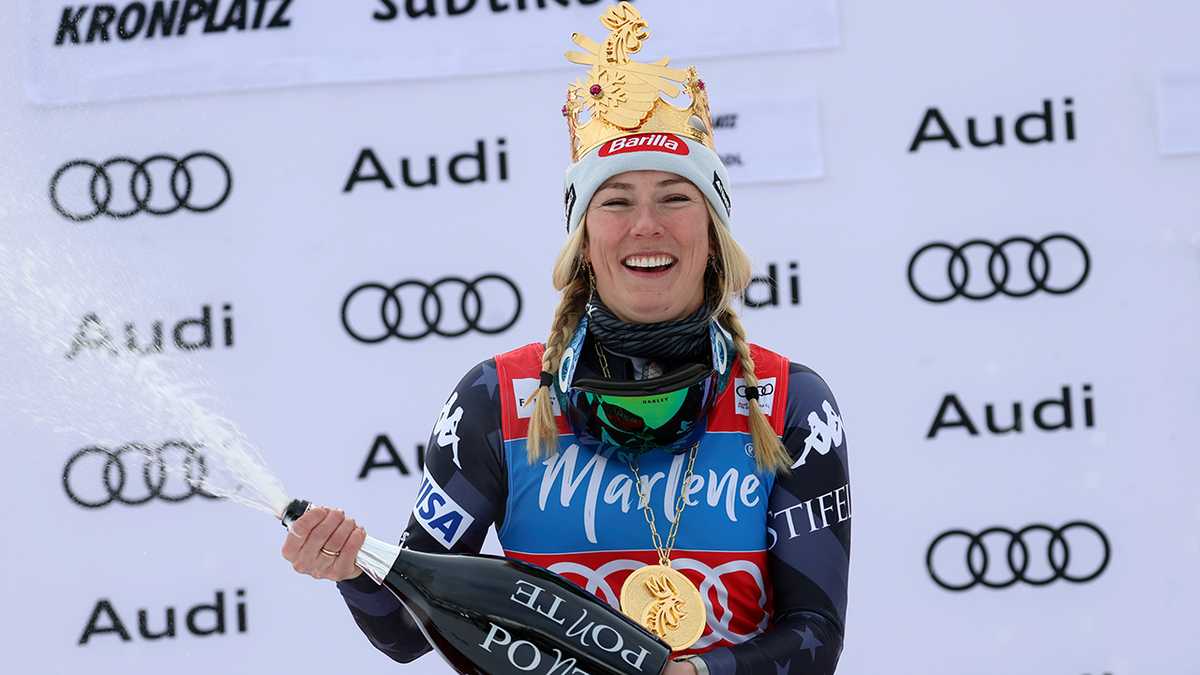 Mikaela Shiffrin wins record 83rd World Cup race