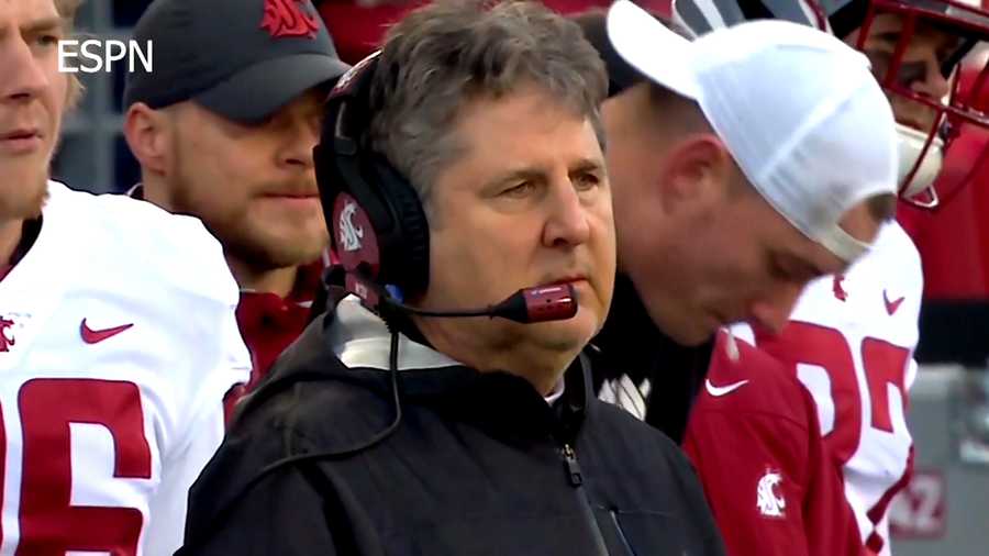 Post-game interview with Mike Leach goes viral after discussing Halloween  candy
