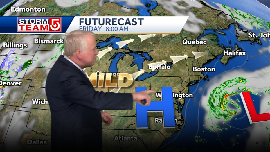 Video: Warmer days ahead after cool, wet start to week