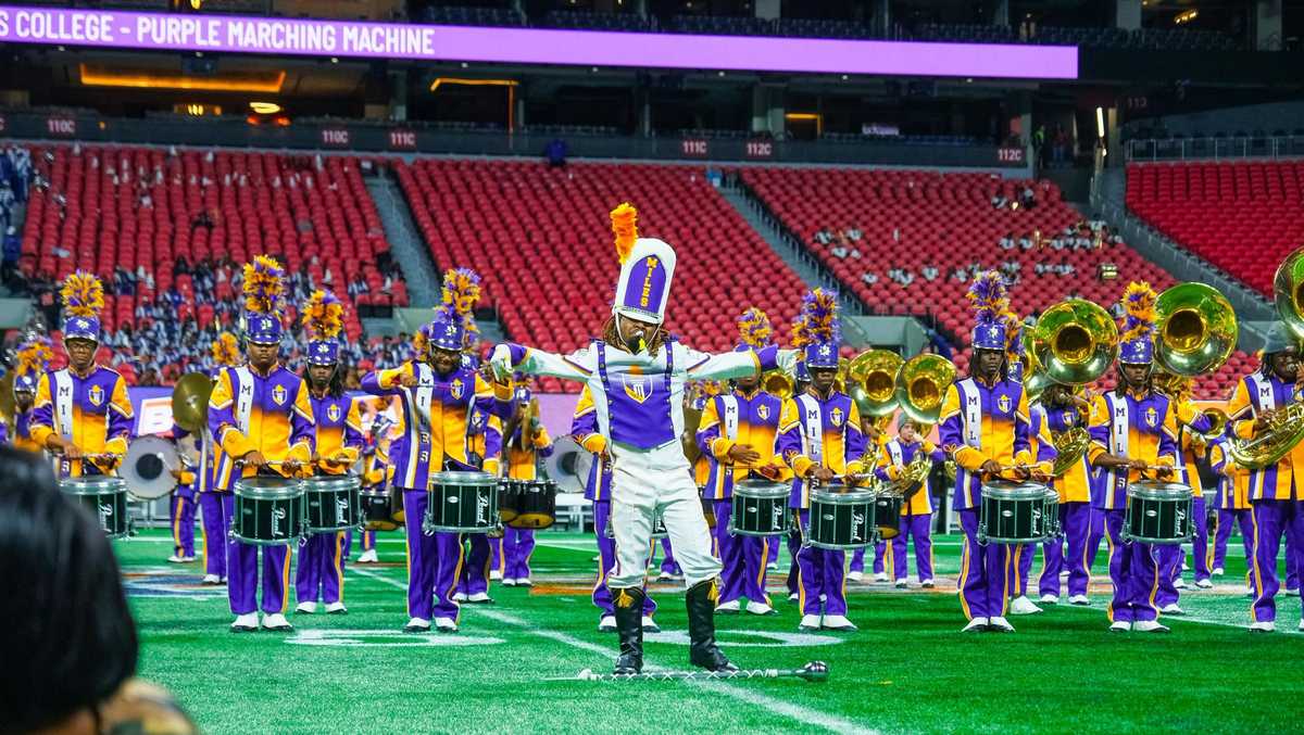 ‘We always want to say that we're the best band’: Miles College band was ready to battle at Legion Field
