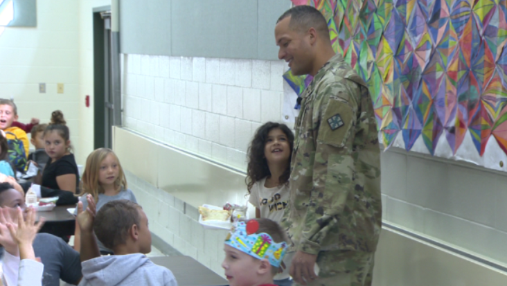 Watch Soldier Returns Home To Surprise Daughter At Fayette County School 0270