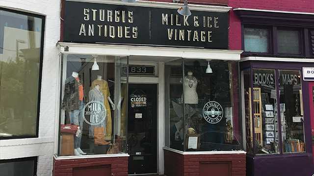 milk and ice vintage, sturgis antiques