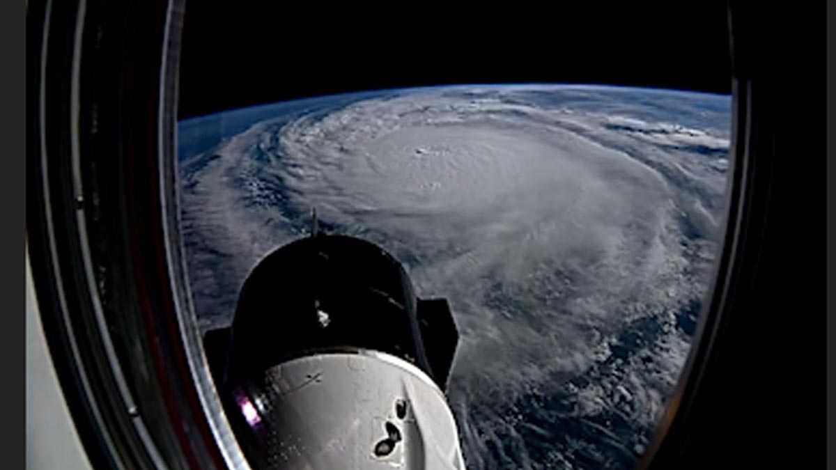 Astronaut shares timelapse of Hurricane Milton from space