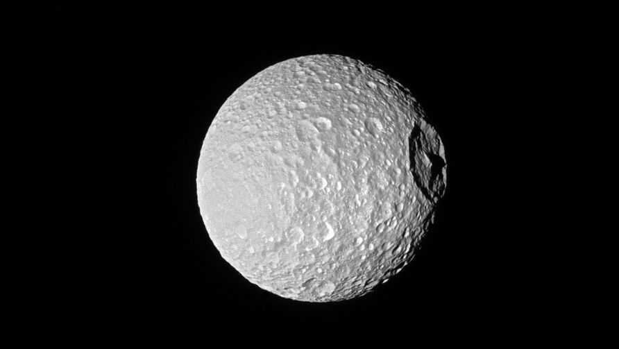 Saturn moon Mimas