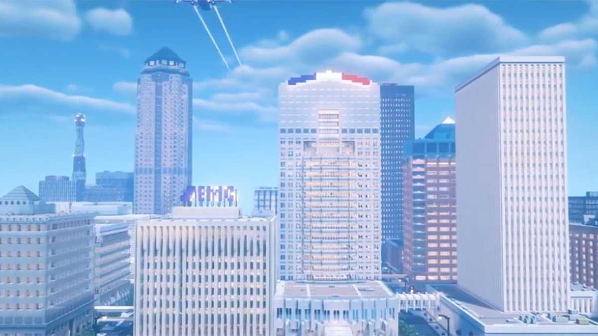 Downtown Des Moines Zip Code Student Creates Detailed Downtown Des Moines With Minecraft